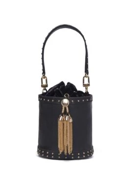 From The Wilderness Bucket Bag - Nocturnal Black -Anita Dongre F23MBUCKET1 Black 1