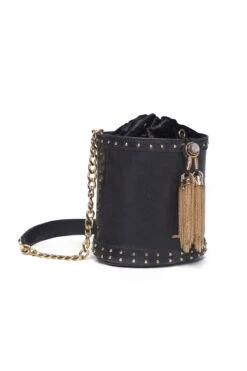 From The Wilderness Bucket Bag - Nocturnal Black -Anita Dongre F23MBUCKET1 Black 3