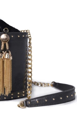 From The Wilderness Bucket Bag - Nocturnal Black -Anita Dongre F23MBUCKET1 Black 4