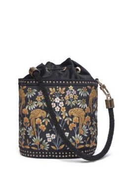 Pichhwai Bucket Bag - Nightingale Black -Anita Dongre F23PBUCKET1 BLAK 4202920December2020232023 40 23
