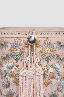 Pichhwai Bucket Bag - Flamingo Pink -Anita Dongre F23PBUCKET1 BLSH 4202920December2020232023 39 00