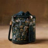 Pichhwai Bucket Bag - Starling Green