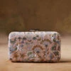 Pichhwai Clutch - Flamingo Pink -Anita Dongre F23PCLUTCH1 Flamingo20pink 1