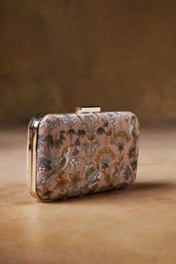 Pichhwai Clutch - Flamingo Pink -Anita Dongre F23PCLUTCH1 Flamingo20pink 2