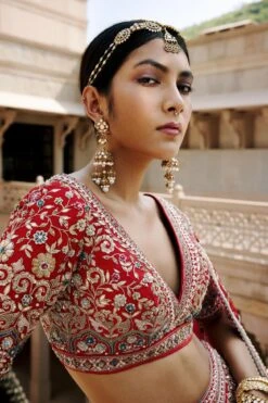 Amreen Lehenga - Red -Anita Dongre F23R110MTO REDD 4