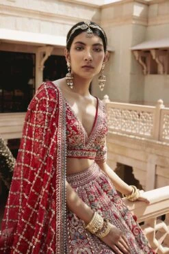 Amreen Lehenga - Red -Anita Dongre F23R110MTO REDD 6