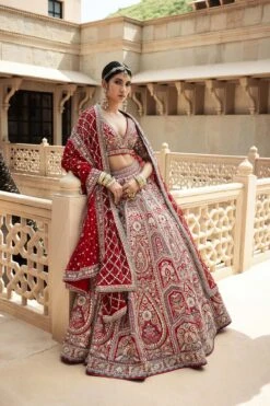Amreen Lehenga - Red -Anita Dongre F23R110MTO REDD 7