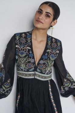 Balsam Suit Set - Black -Anita Dongre F23R122 Black 4