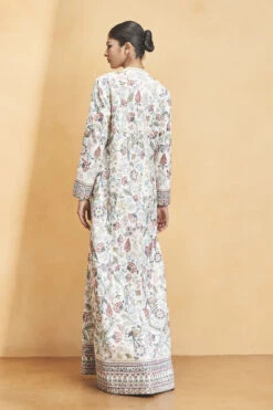 Paradise Of Flowers Overlayer - Cream -Anita Dongre F23R131B Cream 2