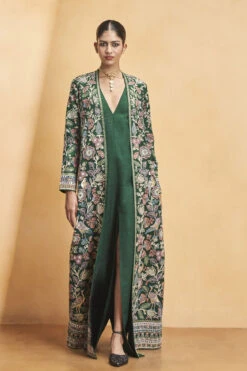 Blooming Wildforest Jacket Set - Green 16 Blooming Wildforest Jacket Set - Green -Anita Dongre F23R131 Green 1