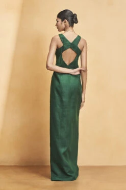 Blooming Wildforest Jacket Set - Green 19 Blooming Wildforest Jacket Set - Green -Anita Dongre F23R131 Green 4