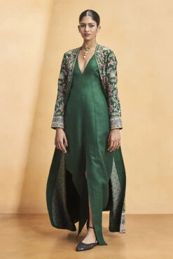 Blooming Wildforest Jacket Set - Green 20 Blooming Wildforest Jacket Set - Green -Anita Dongre F23R131 Green 5