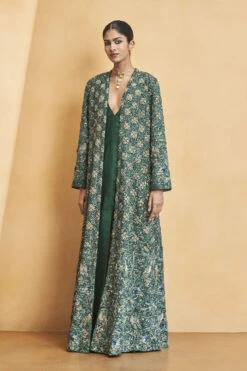 Deep Into The Wild Jacket Set - Green 10 Deep Into The Wild Jacket Set - Green -Anita Dongre F23R139 Green 1
