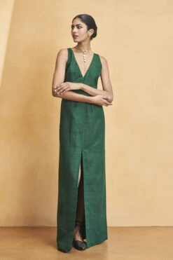 Deep Into The Wild Jacket Set - Green 12 Deep Into The Wild Jacket Set - Green -Anita Dongre F23R139 Green 3