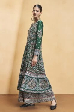 Serenade Of The Trees Kurta Set - Green -Anita Dongre F23R148 Green 2