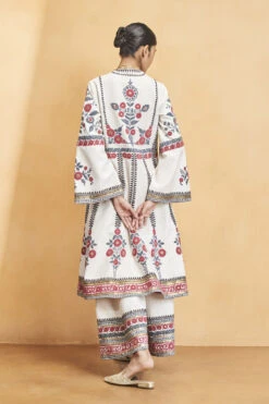 Flowers Of The Forest Kurta Set - Cream -Anita Dongre F23R189 Cream 2