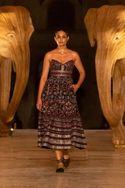 Starlit Serenade Dress - Black -Anita Dongre F23R194 R Black 1