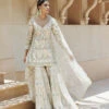 Chand Gharara Set - Ivory