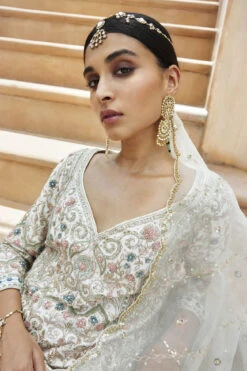 Chand Gharara Set - Ivory -Anita Dongre F23R200MTO IVRY 3