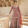 Chand Gharara Set - Red