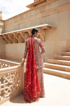 Chand Gharara Set - Red -Anita Dongre F23R200MTO REDD 5