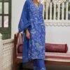 Vanhi Suit Set - Blue