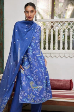 Vanhi Suit Set - Blue -Anita Dongre F23R38RP BLUE 3