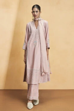 Abhisoka Suit Set - Old Rose