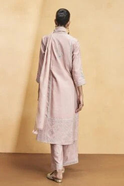 Abhisoka Suit Set - Old Rose -Anita Dongre F23R412 ORSE 2