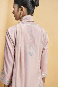 Abhisoka Suit Set - Old Rose -Anita Dongre F23R412 Old20Rose 6