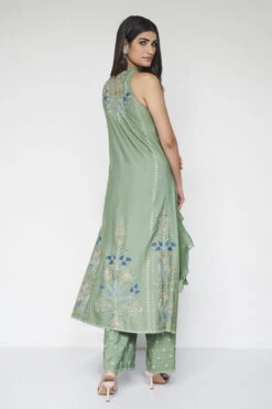 Varenya Suit Set - Sage -Anita Dongre F23R414 Sage 3