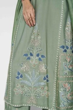 Varenya Suit Set - Sage -Anita Dongre F23R414 Sage 7