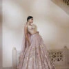 Sitara Lehenga - Blush