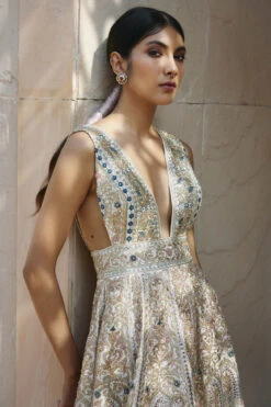 Mihika Dress - Ivory -Anita Dongre F23R451MTO IVRY 3