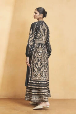 Into The Wilderness Kurta Set - Black -Anita Dongre F23R526 Black 2
