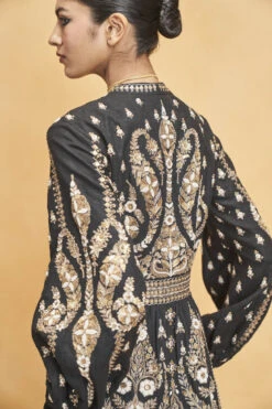 Into The Wilderness Kurta Set - Black -Anita Dongre F23R526 Black 7