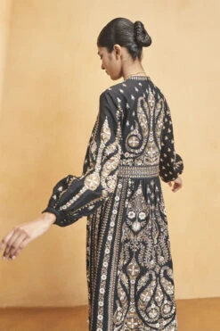 Into The Wilderness Kurta Set - Black -Anita Dongre F23R526 Black 8