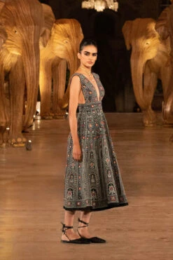 Moonlit Melody Dress - Black -Anita Dongre F23R527 R Black 2