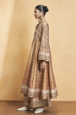 Magic Of The Gleaming Sunrays Sharara Set - Copper -Anita Dongre F23R578 Copper 2