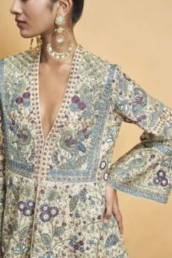 Flora And Fauna Kurta Set - Gold -Anita Dongre F23R602 Gold 8