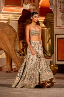 Harmony Of The Forest Skirt Set - Gold -Anita Dongre F23R605MTO R Gold 1