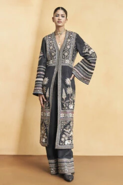 From The Wilderness Kurta Set - Black 9 From The Wilderness Kurta Set - Black -Anita Dongre F23R618 Black 1
