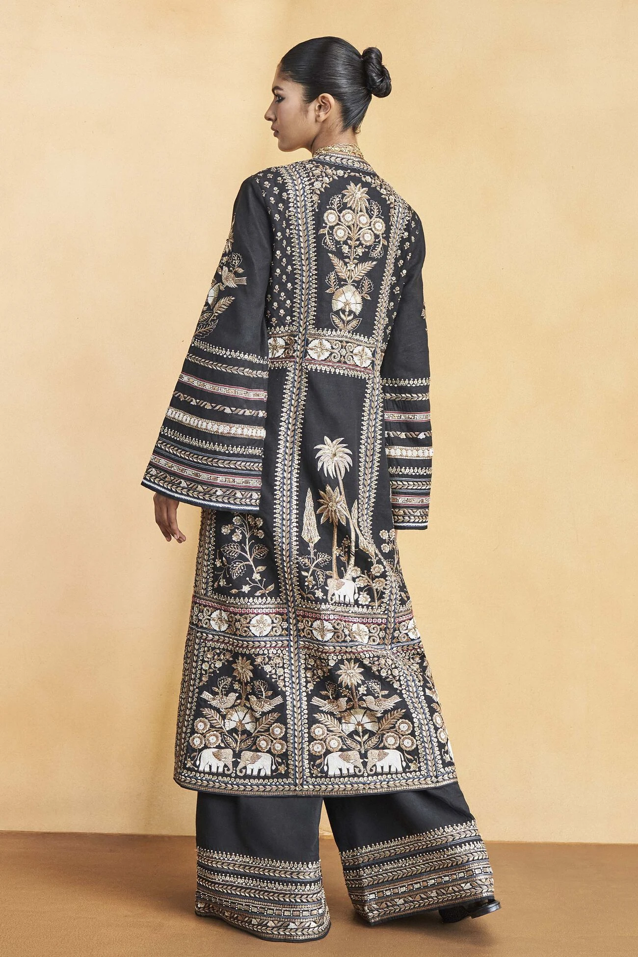 From The Wilderness Kurta Set - Black 7 From The Wilderness Kurta Set - Black - Image 5