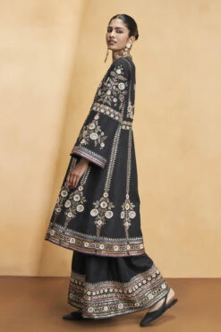Flowers Of The Forest Kurta Set - Black -Anita Dongre F23R630 Black 2