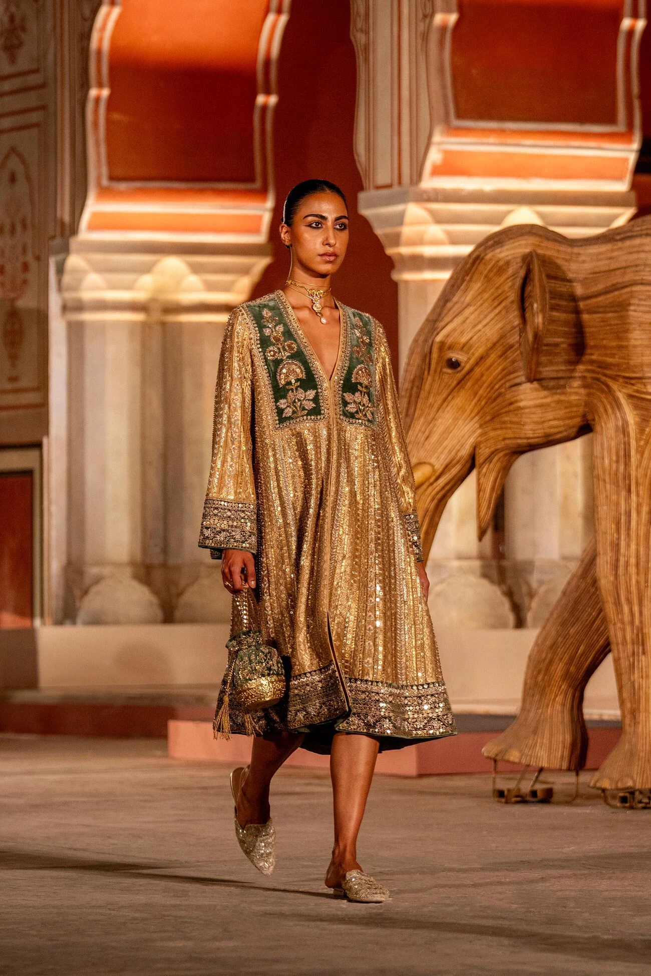 Heart Of The Forest Dress - Gold 4 Heart Of The Forest Dress - Gold - Image 2