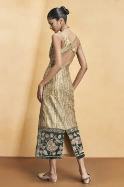 Heart Of The Forest Cocktail Dress - Gold 10 Heart Of The Forest Cocktail Dress - Gold -Anita Dongre F23R646 Tissue 2