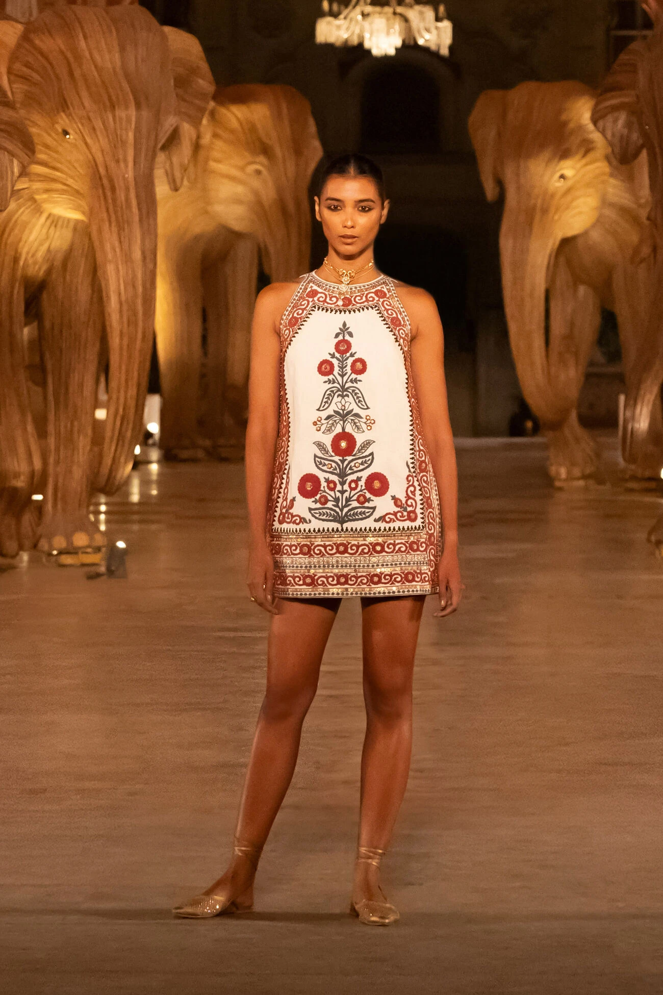 Flowers Of The Forest Dress - Cream 5 Flowers Of The Forest Dress - Cream - Image 3