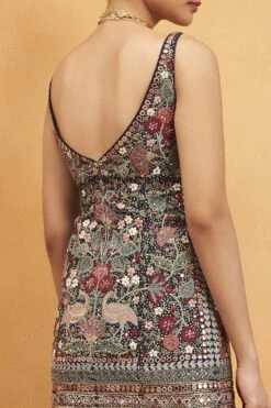 Symphony Of The Wilderness Dress - Blue 11 Symphony Of The Wilderness Dress - Blue -Anita Dongre F23R678 Blue 4