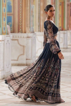 Aizah Skirt Set - Blue -Anita Dongre F23RS155 Blue 3