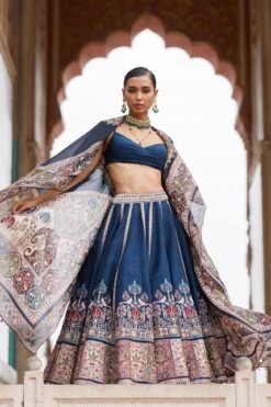 Azka Lehenga - Blue -Anita Dongre F23RS156 Blue 2